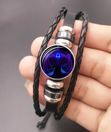 Zodiac Constellation Bracelet Braided Design Bracelet For Men Women Kids